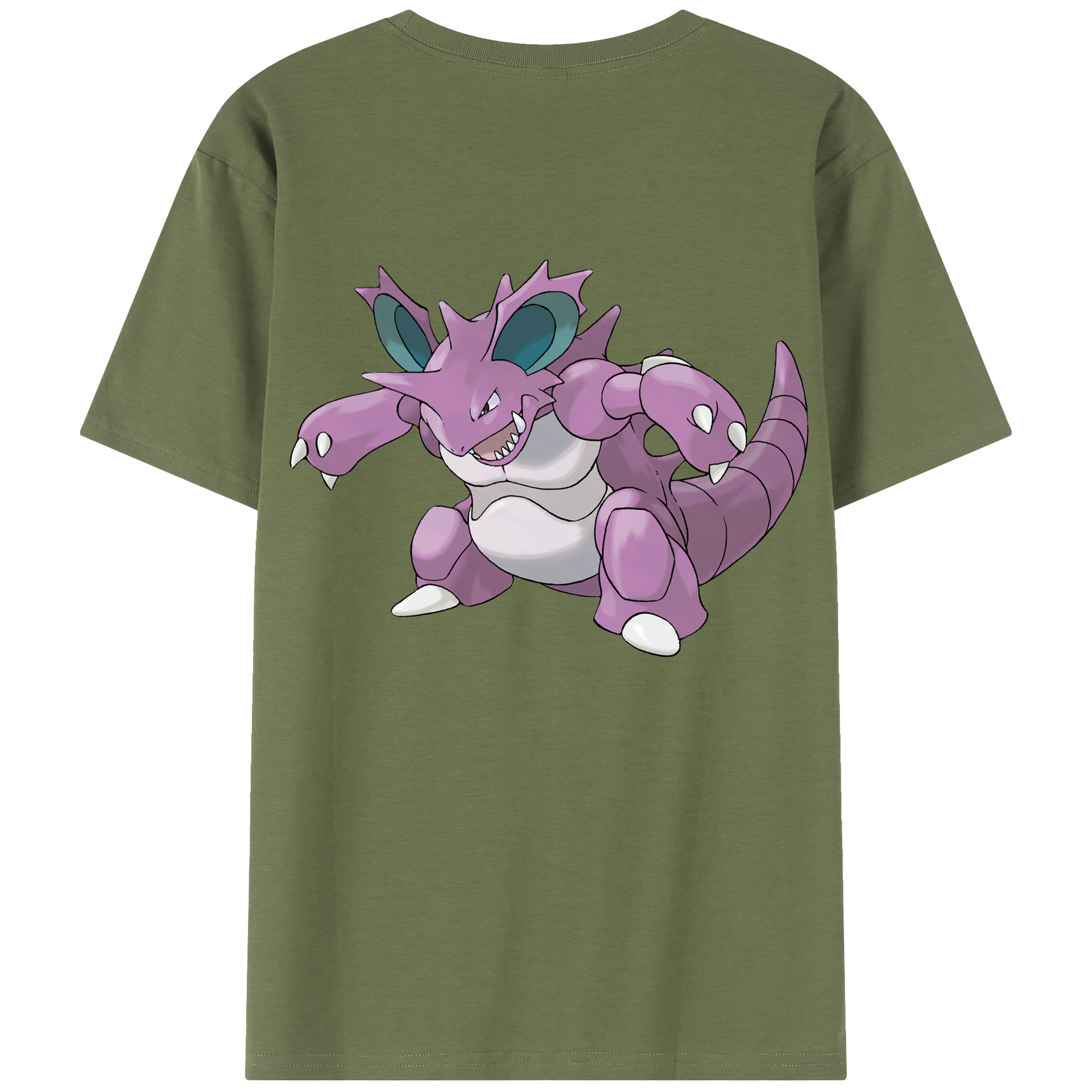 （画像用） ポケットモンスター Pokémon 綿100％半袖Tシャツ（背面プリント）